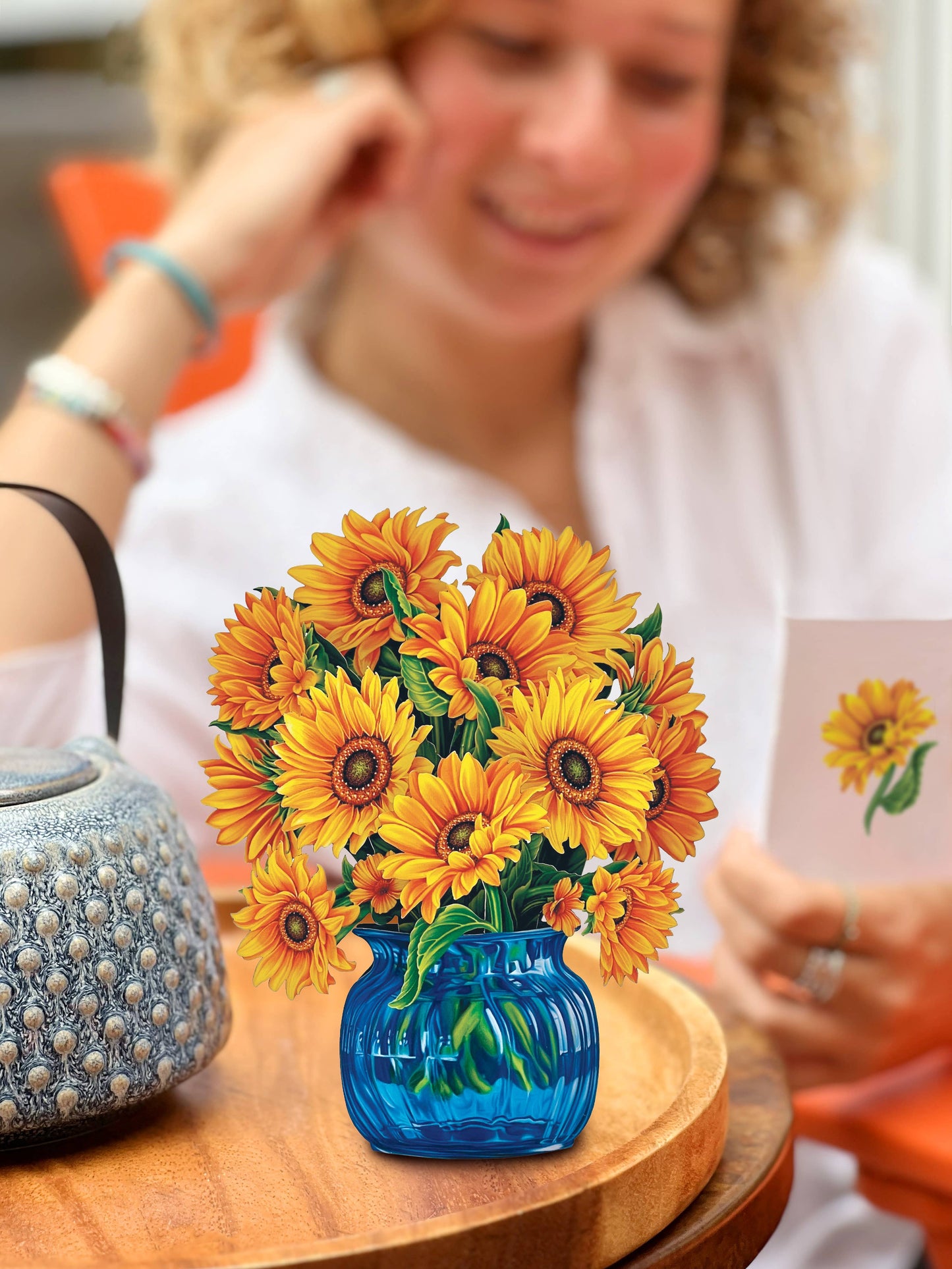 Mini Sunflowers Pop-up Greeting Card