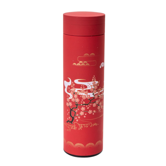 Cherry Blossom Cranes 17oz Vacuum Insulated Stainless Steel Thermos Flask