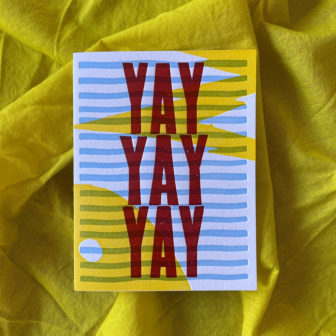 Yay Yay Yay - Greeting Card