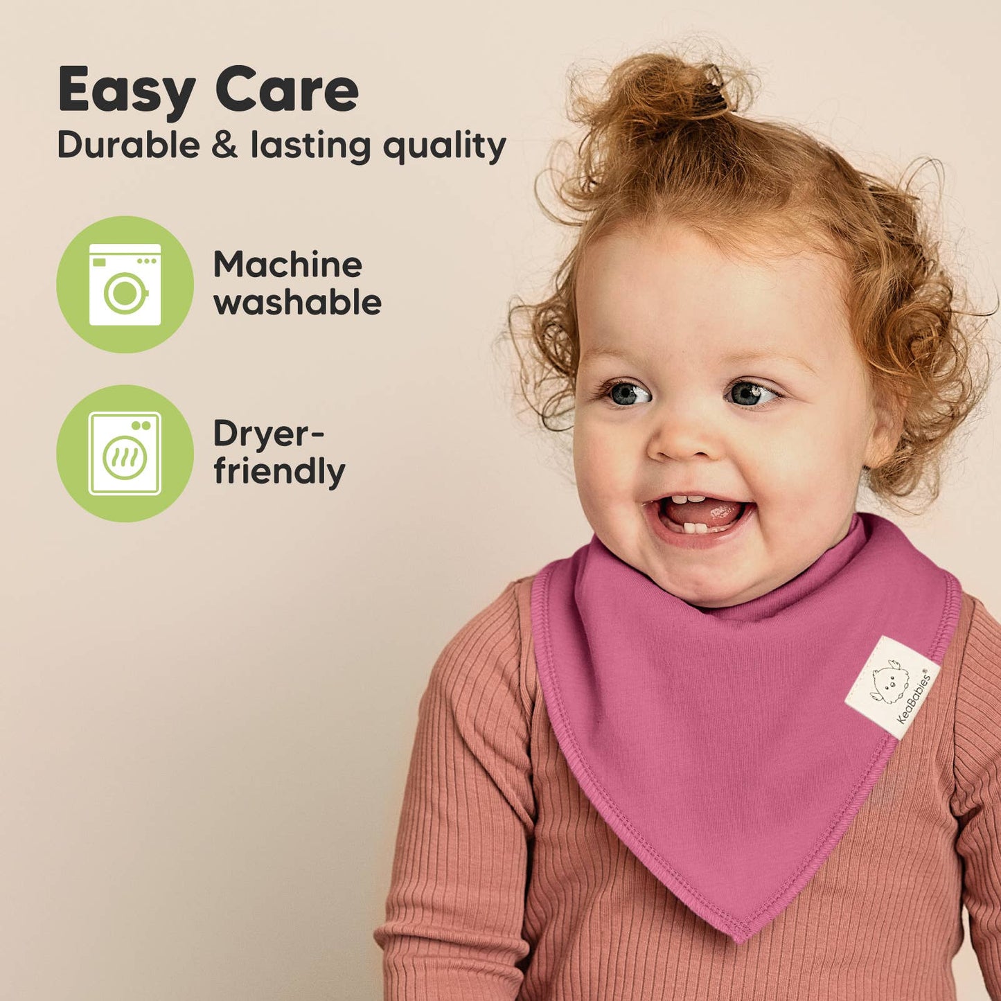8-pack Baby Bandana Bibs