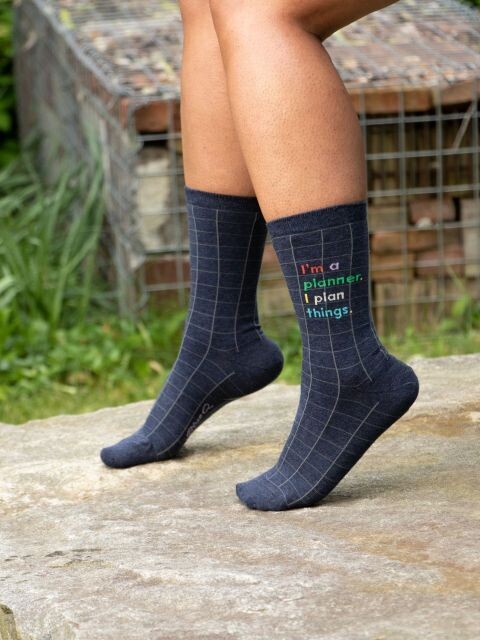 I'm A Planner. I Plan Things. Women's Crew Socks