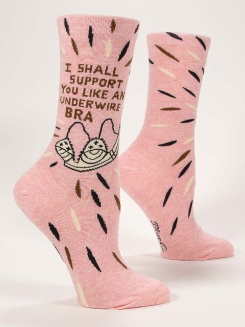 Underwire Bra Women's Crew Socks