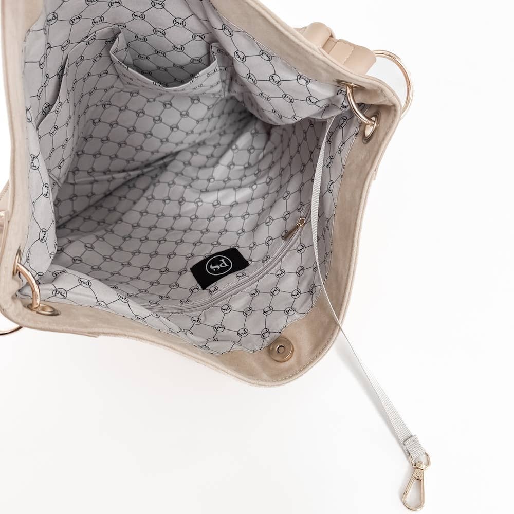 Rosalie Rivet Suede Hobo Bag - PREORDER