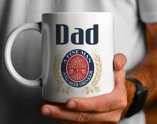 Dad Beer Parody Mug