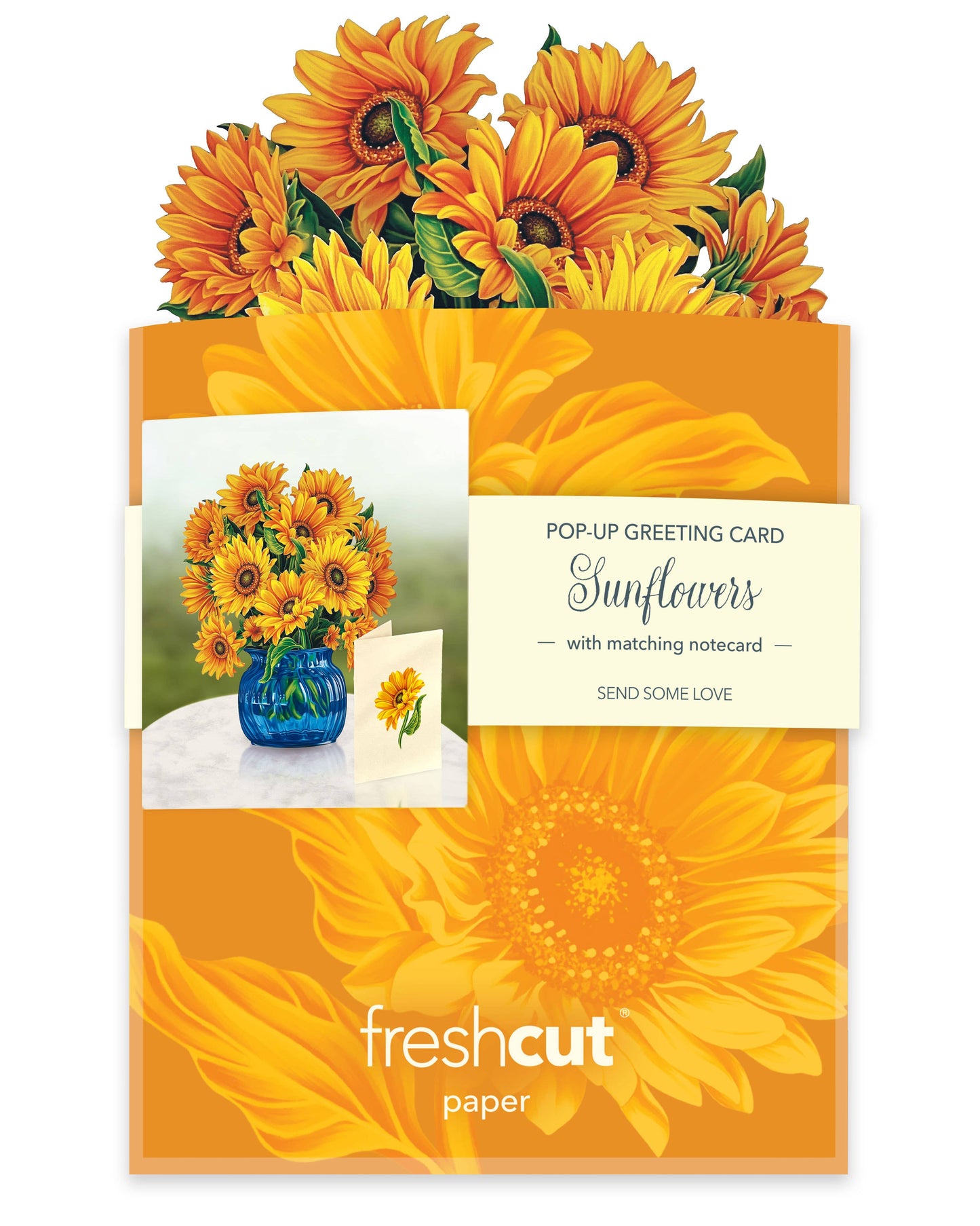 Mini Sunflowers Pop-up Greeting Card