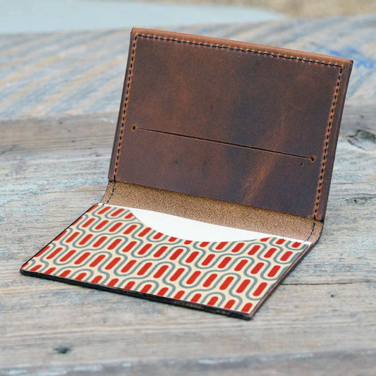 S&S Essentials Wallet - Blue and Red Pattern