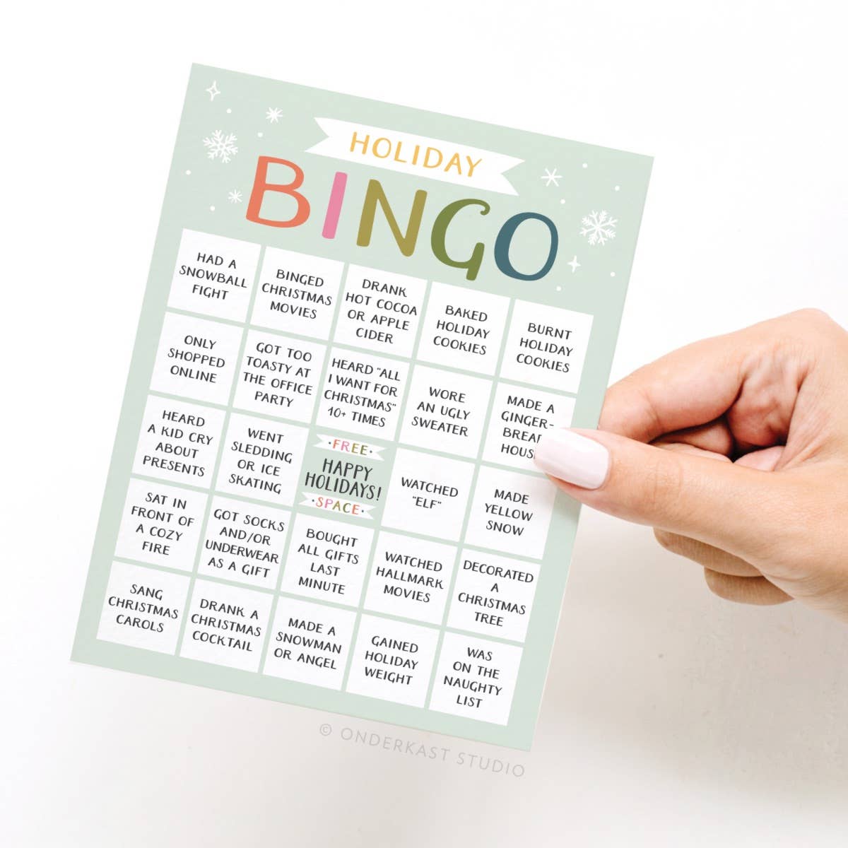 Holiday Bingo Greeting Card