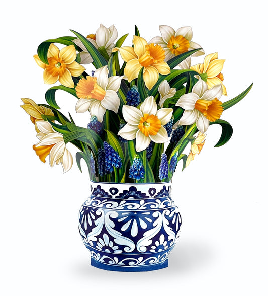 English Daffodils Pop-Up Greeting Card