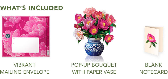 Peony Paradise Pop-Up Greeting Card