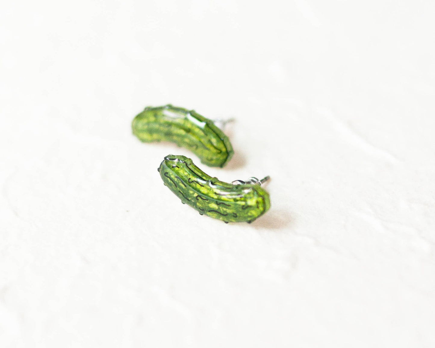 Pickle Funny Vegetable Stud Earrings
