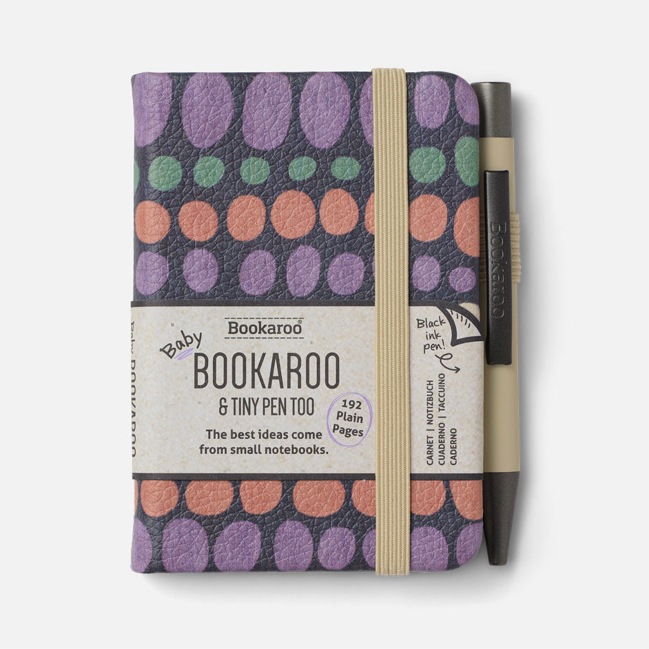 Baby Bookaroo Notebook (A7) Pastels Cream Dots