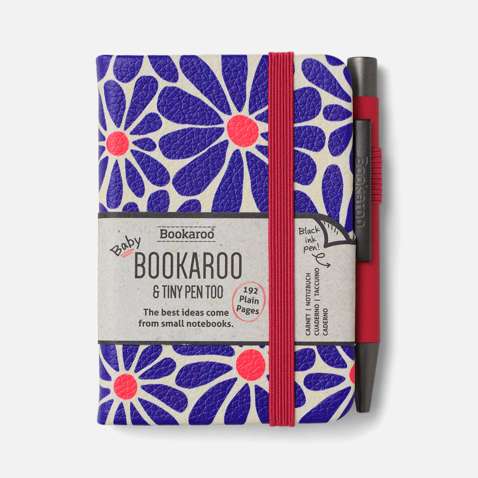 Baby Bookaroo Notebook (A7) Pink & Purple Daisy