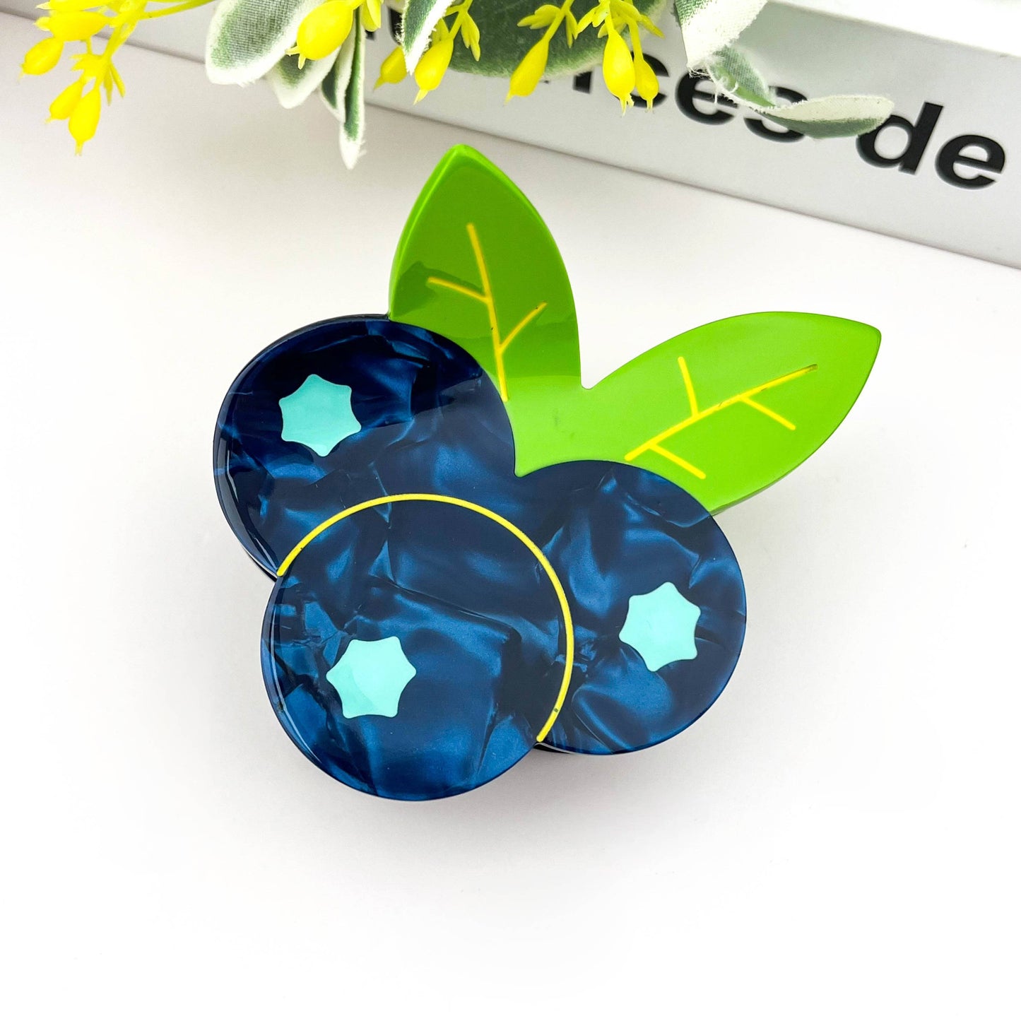 Blueberry Hair Claw Clip
