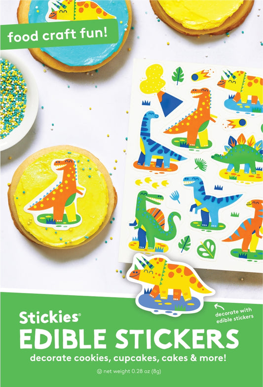 Dinosaur Edible Cookie & Cupcake Toppers