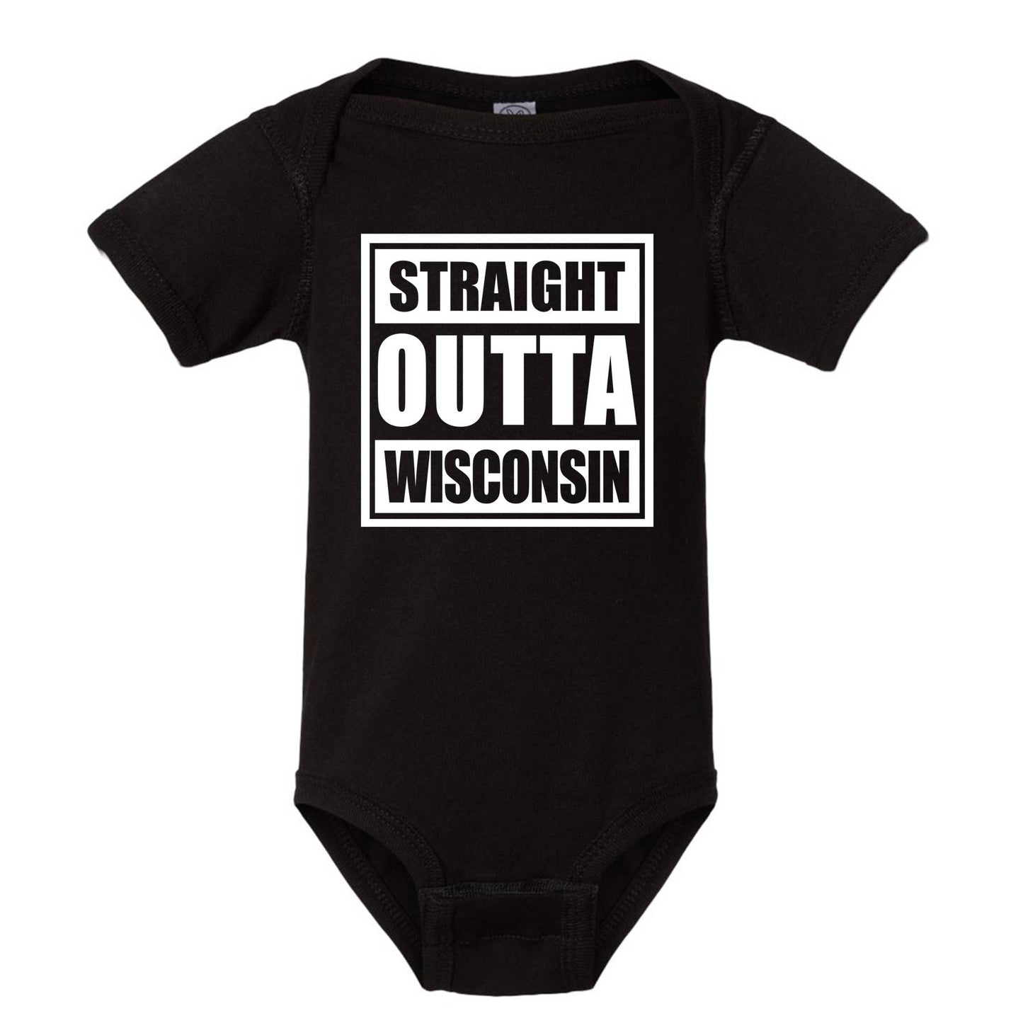 Straight Outta Wisconsin Baby/Toddler Onesie