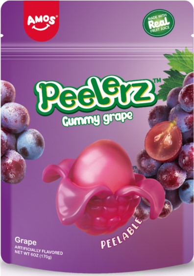 Amos Gummy Peelerz Grape