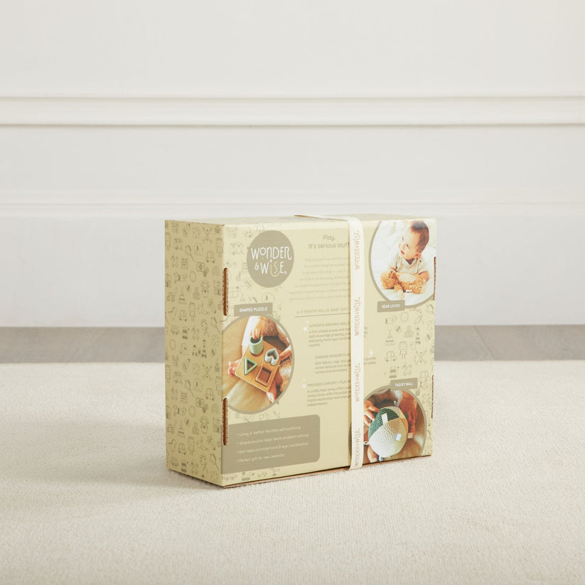 Wonder & Wise Hello Baby 6-9mo Gift Set