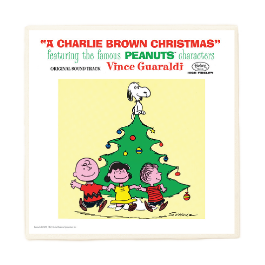 A Charlie Brown Christmas Album Holiday Coaster