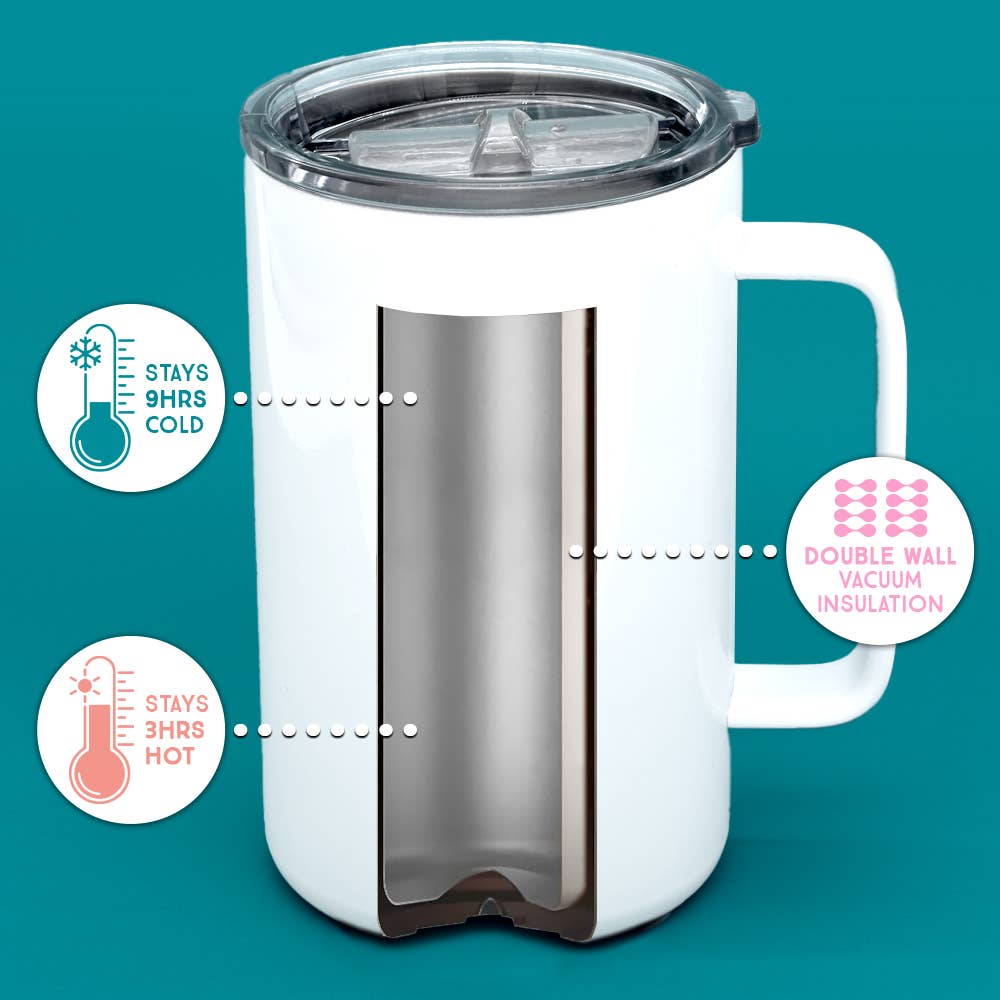 Celestial Mushroom Insulated Travel Mug