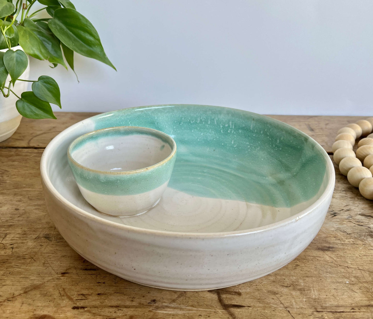 Large Chip And Dip Bowl Large Summer Party Bowl