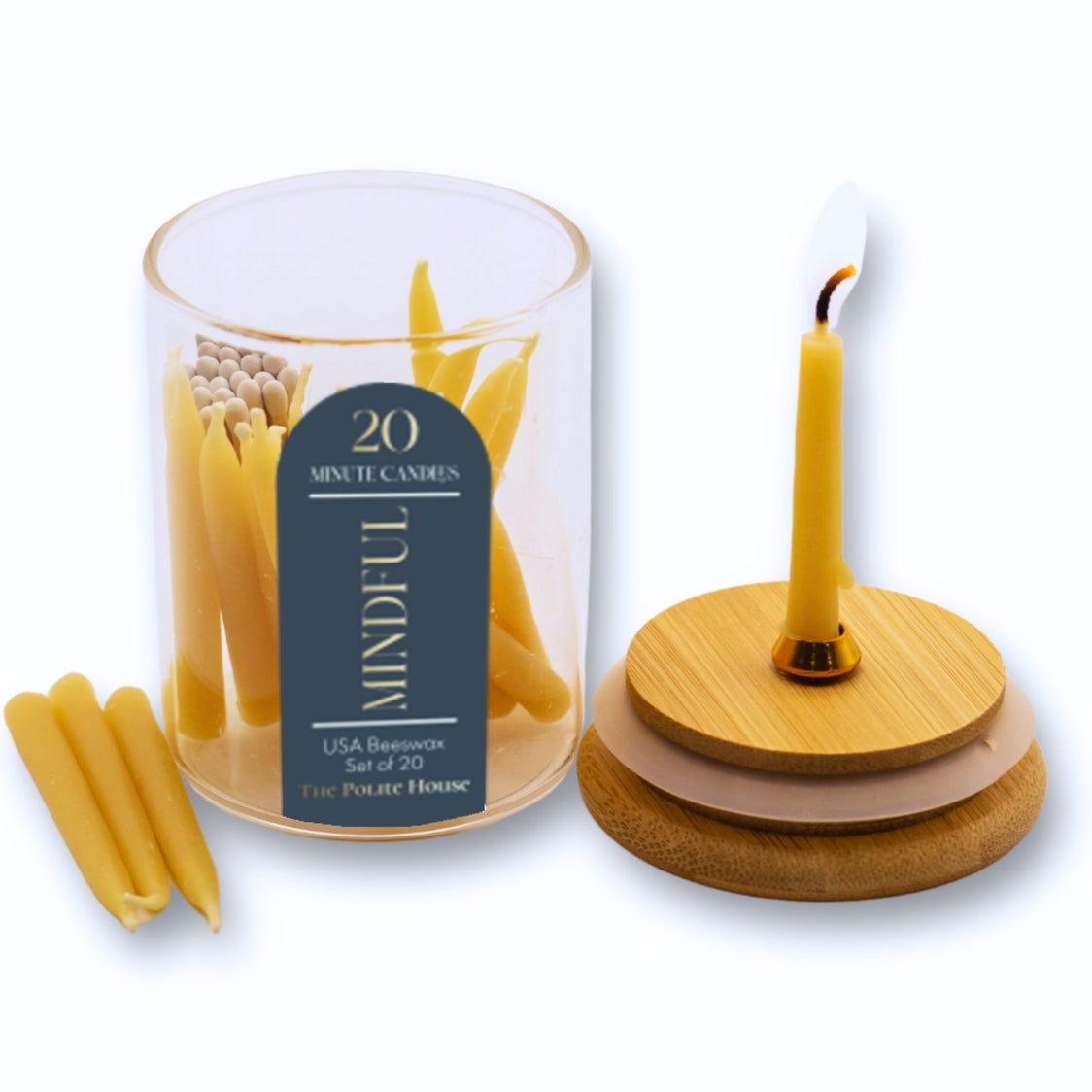 20 Minute Mindfulness Candle Set of 20