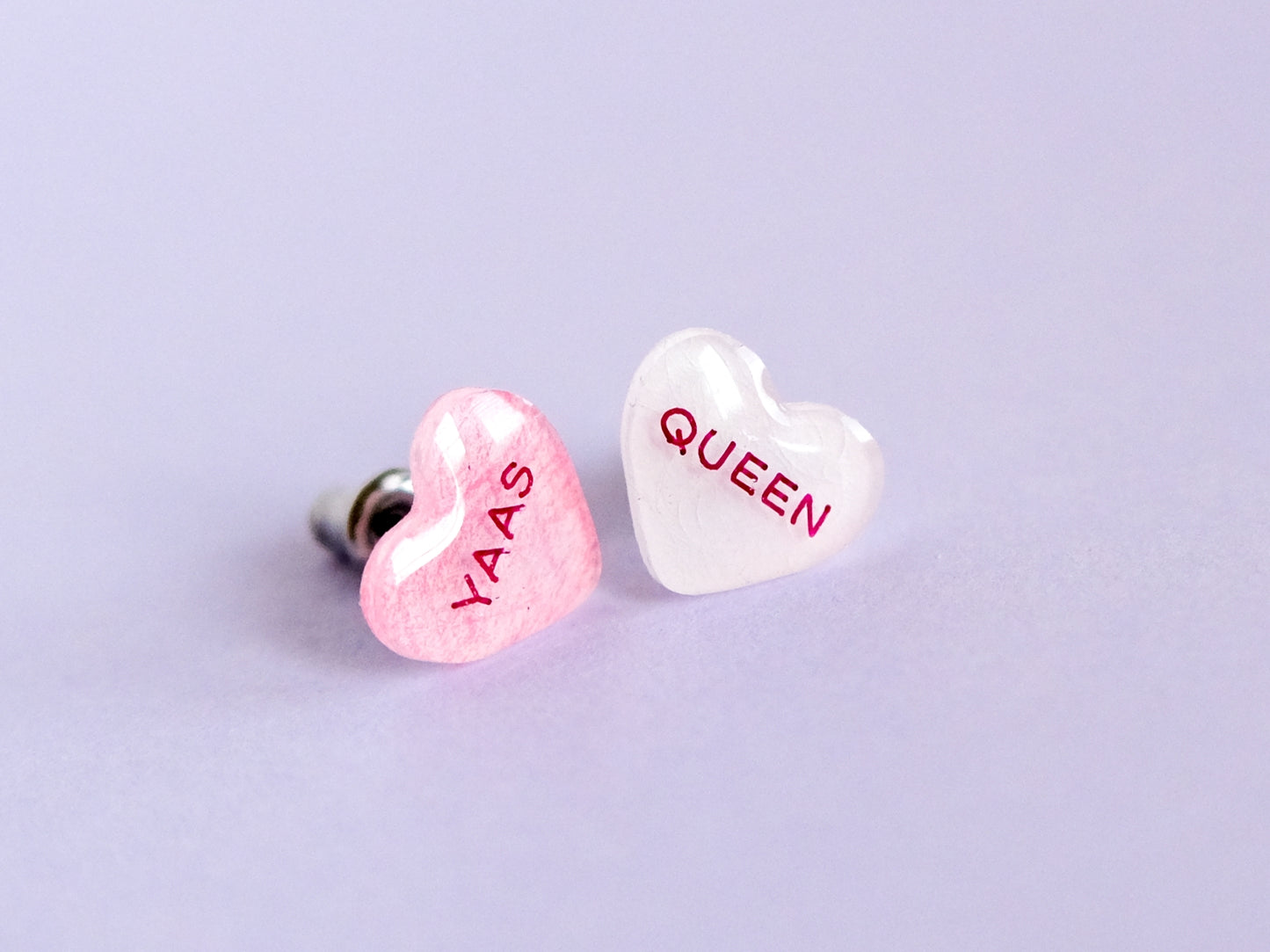 Valentine Candy Heart Earrings - Yaas + Queen