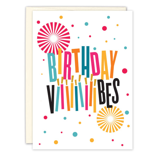 Vibes Birthday Card