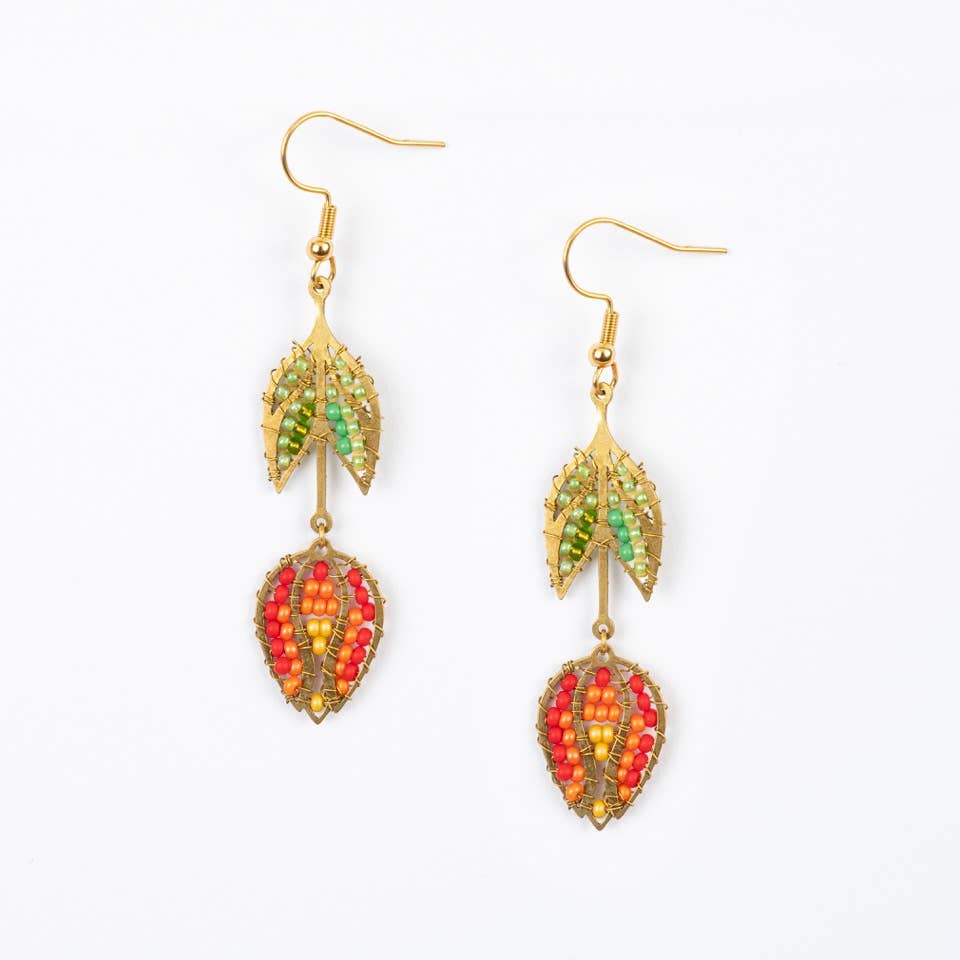 Hanging Tulip Earrings