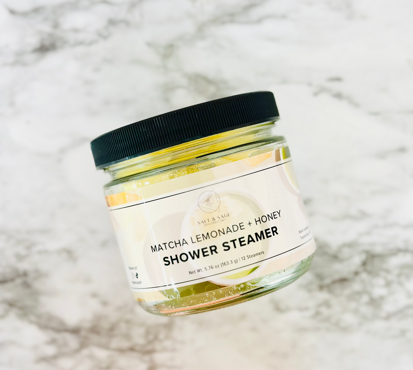 Matcha Lemonade & Honey Mini Shower Steamers