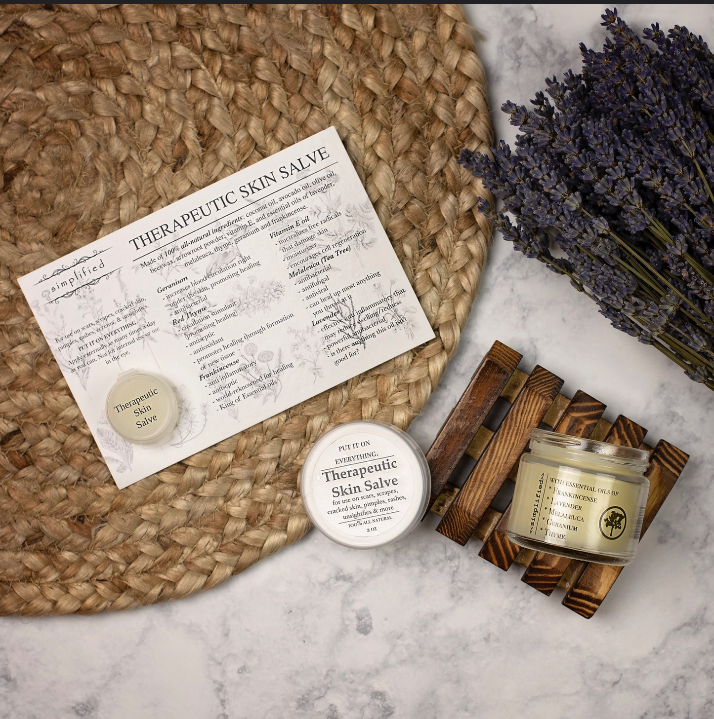 Therapeutic Skin Salve Sample Cards (12 Pack)
