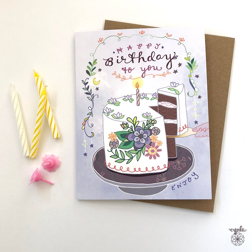 Birthday Cake Card