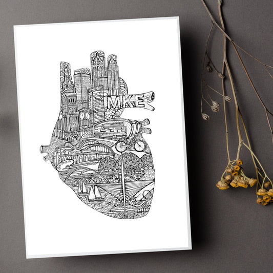 Heart of Milwaukee 2.0 Everyday Greeting Card