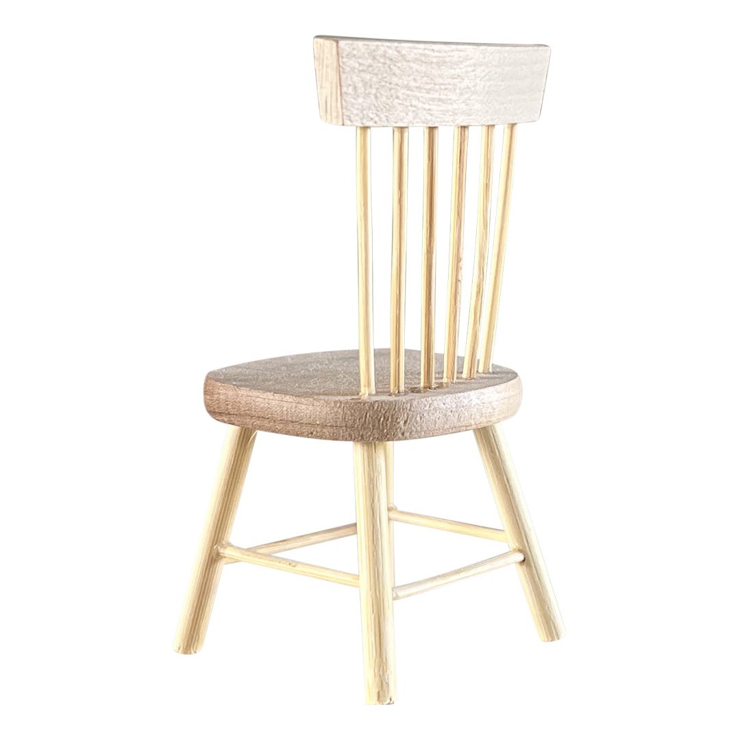 Dollhouse Classic Windsor Dining Chair Natural Wood
