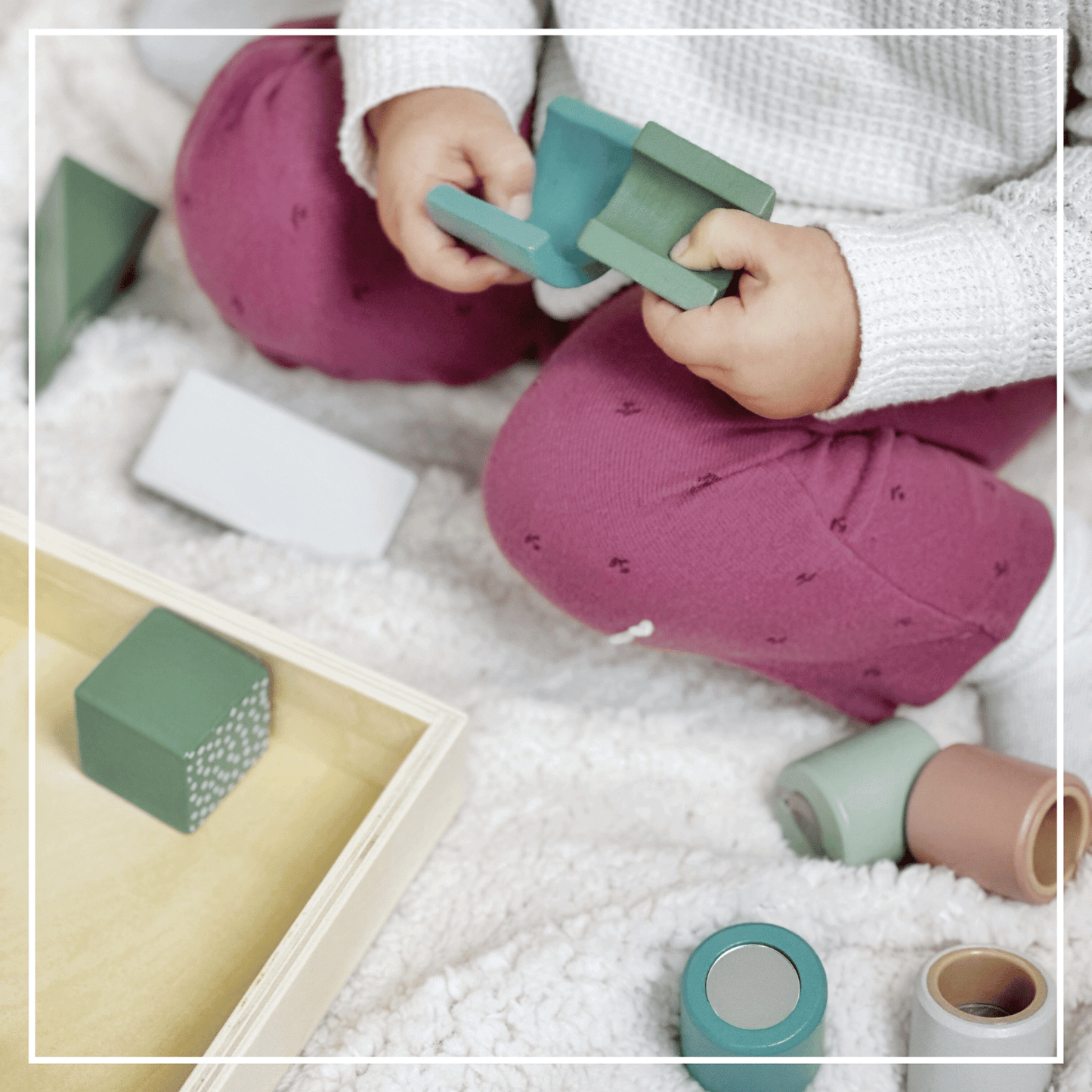 Montessori Wooden Activity Blocks