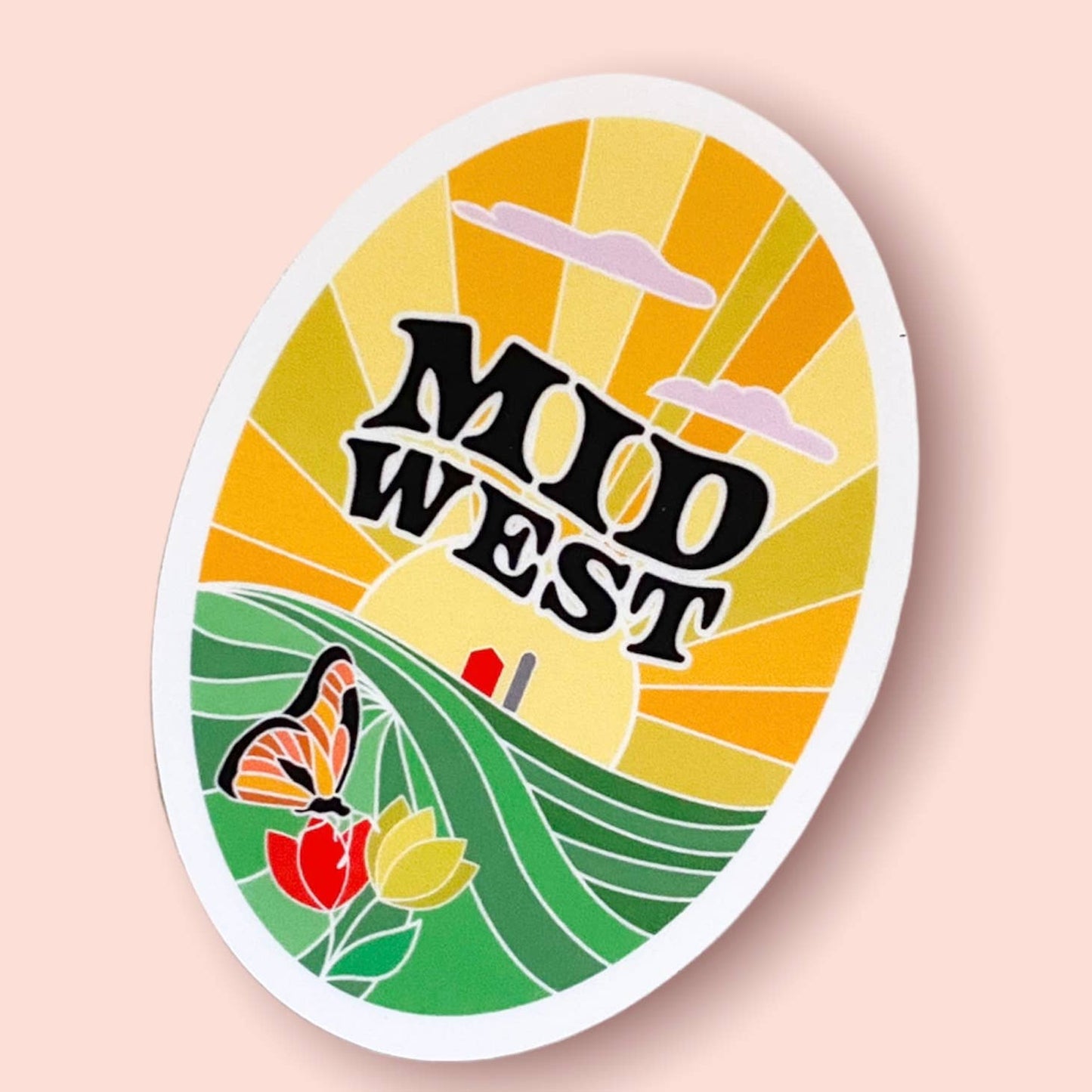 Midwest Farmland Sticker