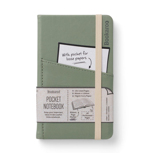 Bookaroo A6 Pocket Notebook Fern