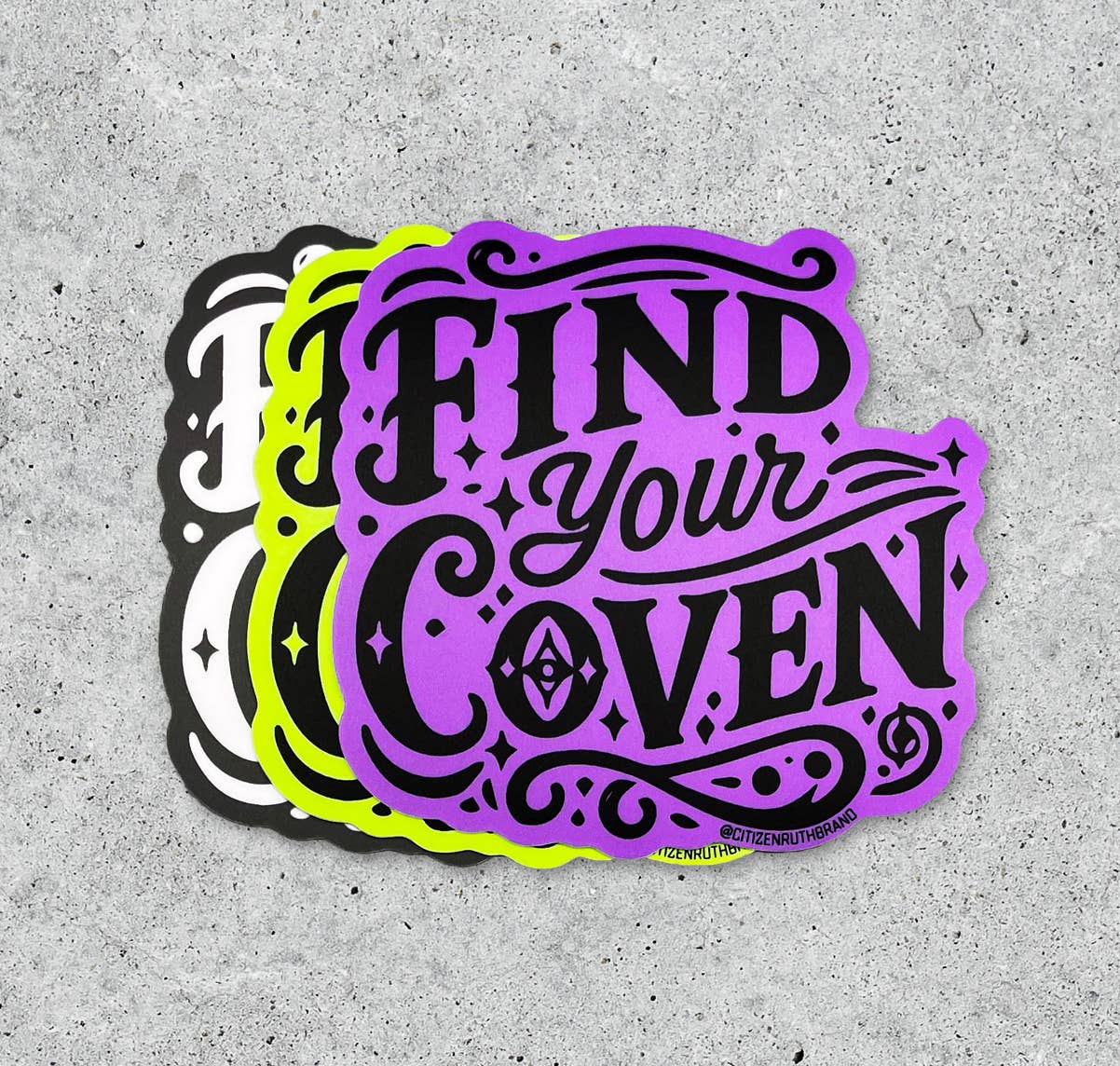 Find your Coven vinyl sticker