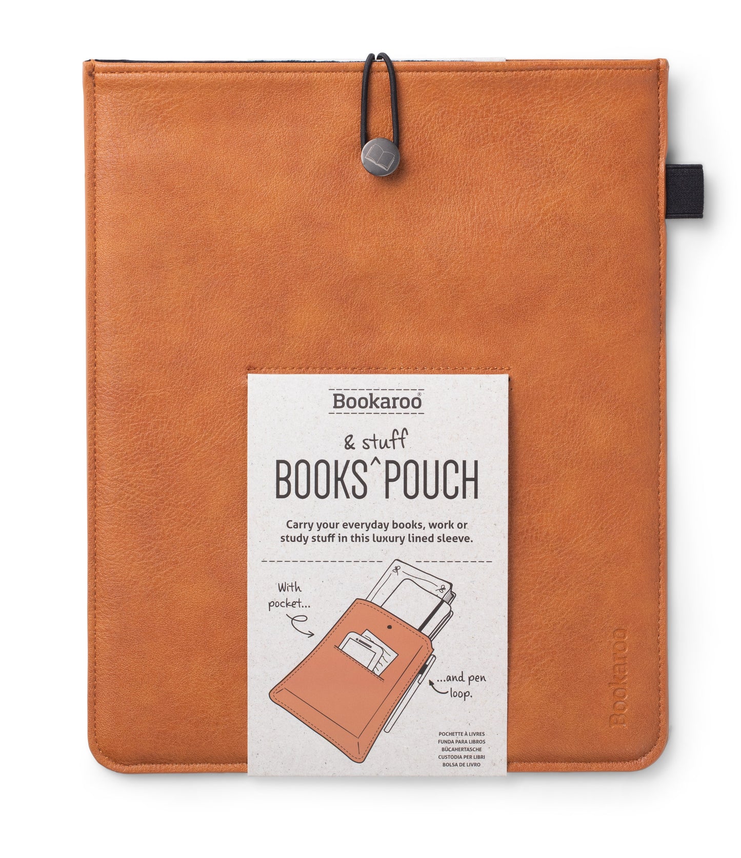 Bookaroo Books & Stuff Pouch Brown