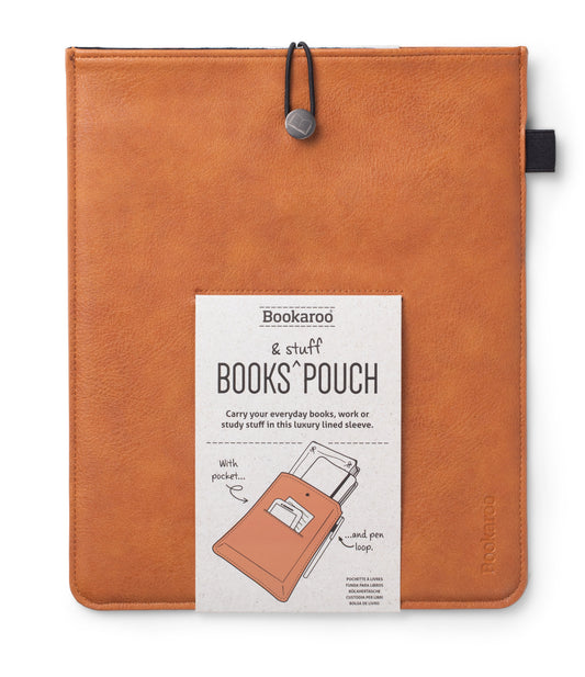 Bookaroo Books & Stuff Pouch Brown