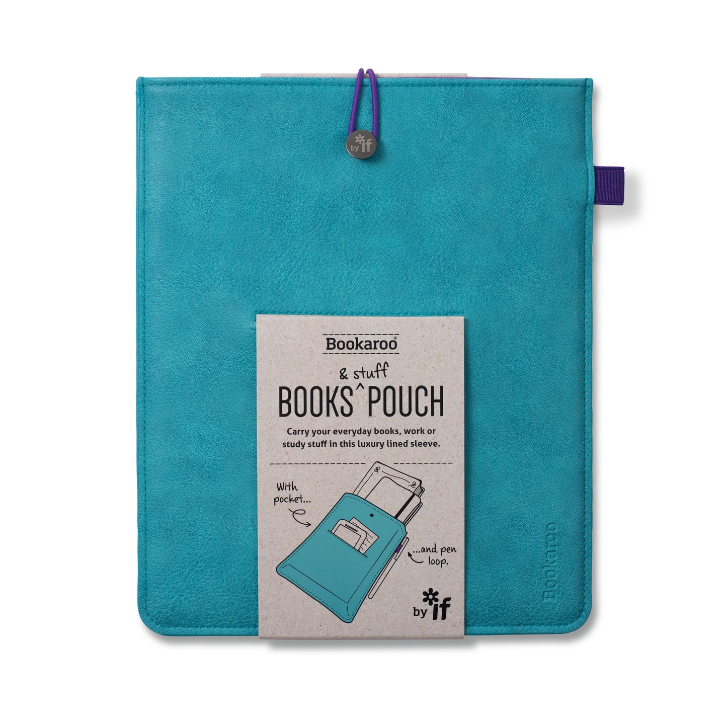 Bookaroo Books & Stuff Pouch Turquoise