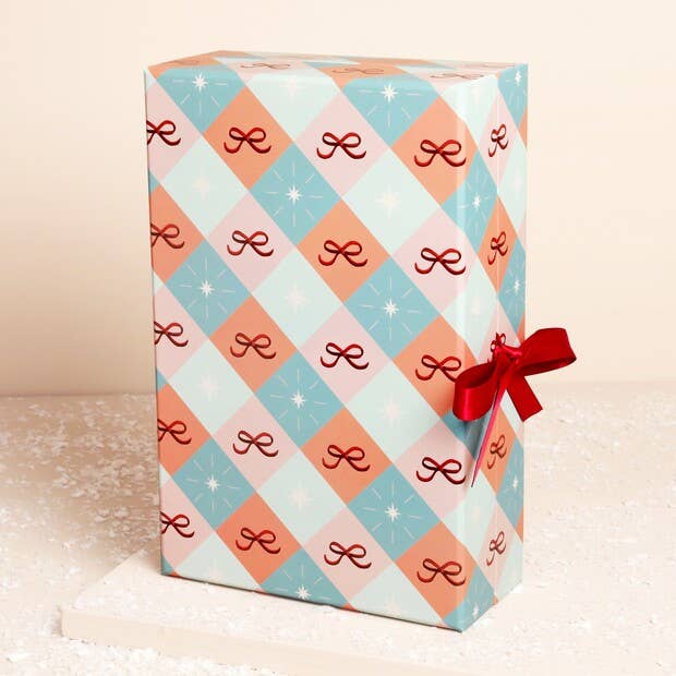Fill Your Own Christmas Bow Paper Advent
