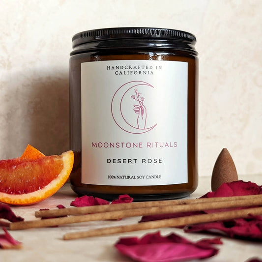 Desert Rose Candle by Moonstone Rituals