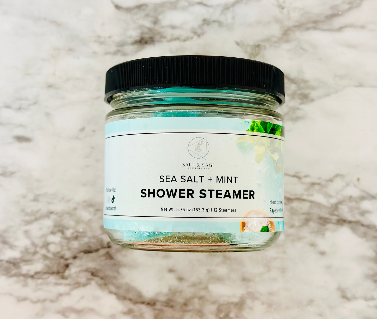 Sea Salt + Mint Mini Shower Steamers