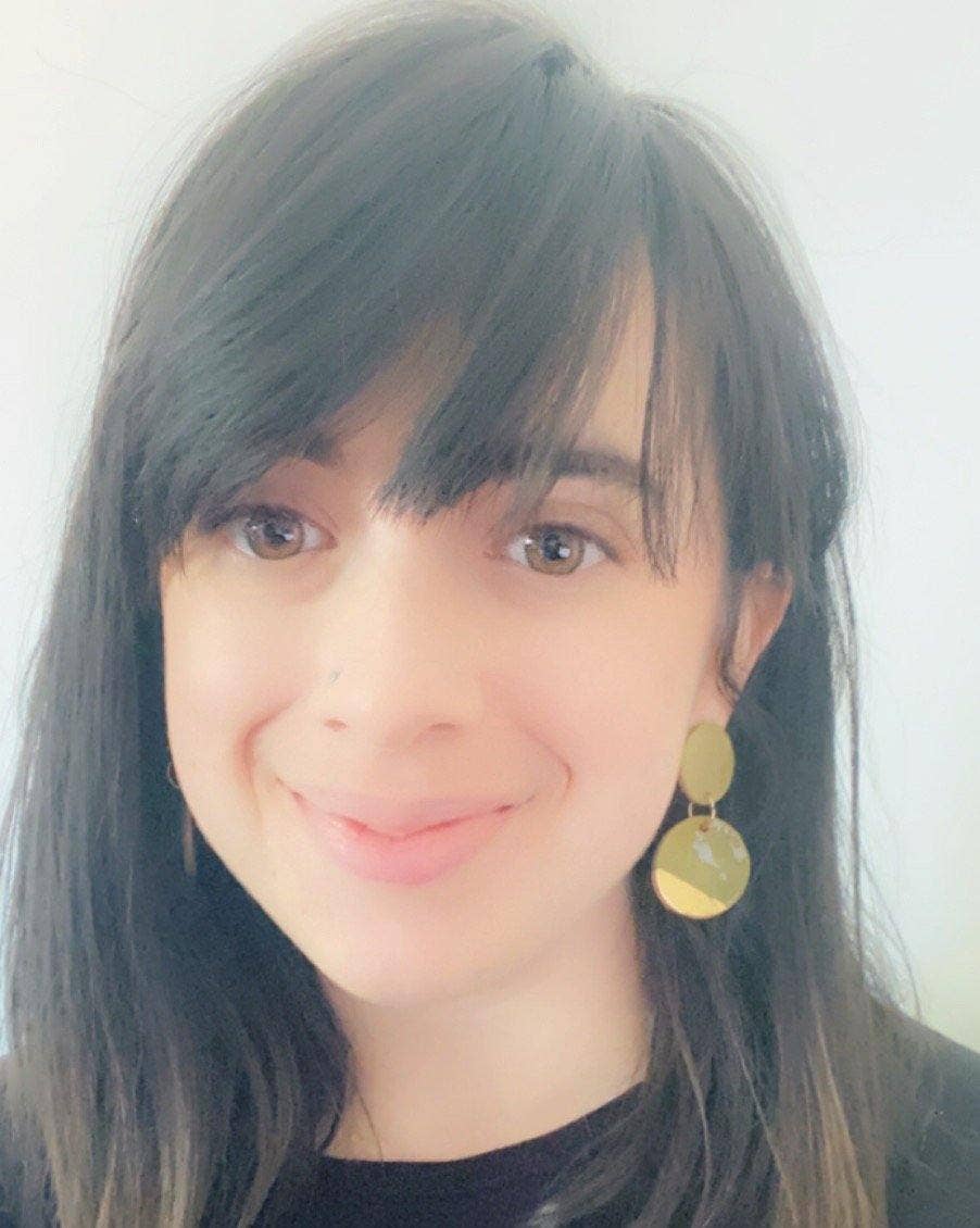 GILA- Avocado and Gold Earrings