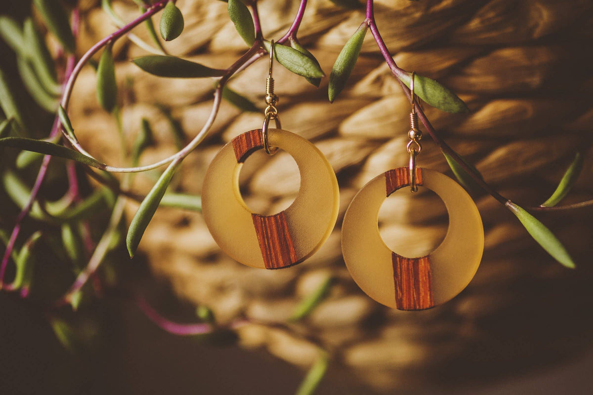 Yellow Daisy Earrings