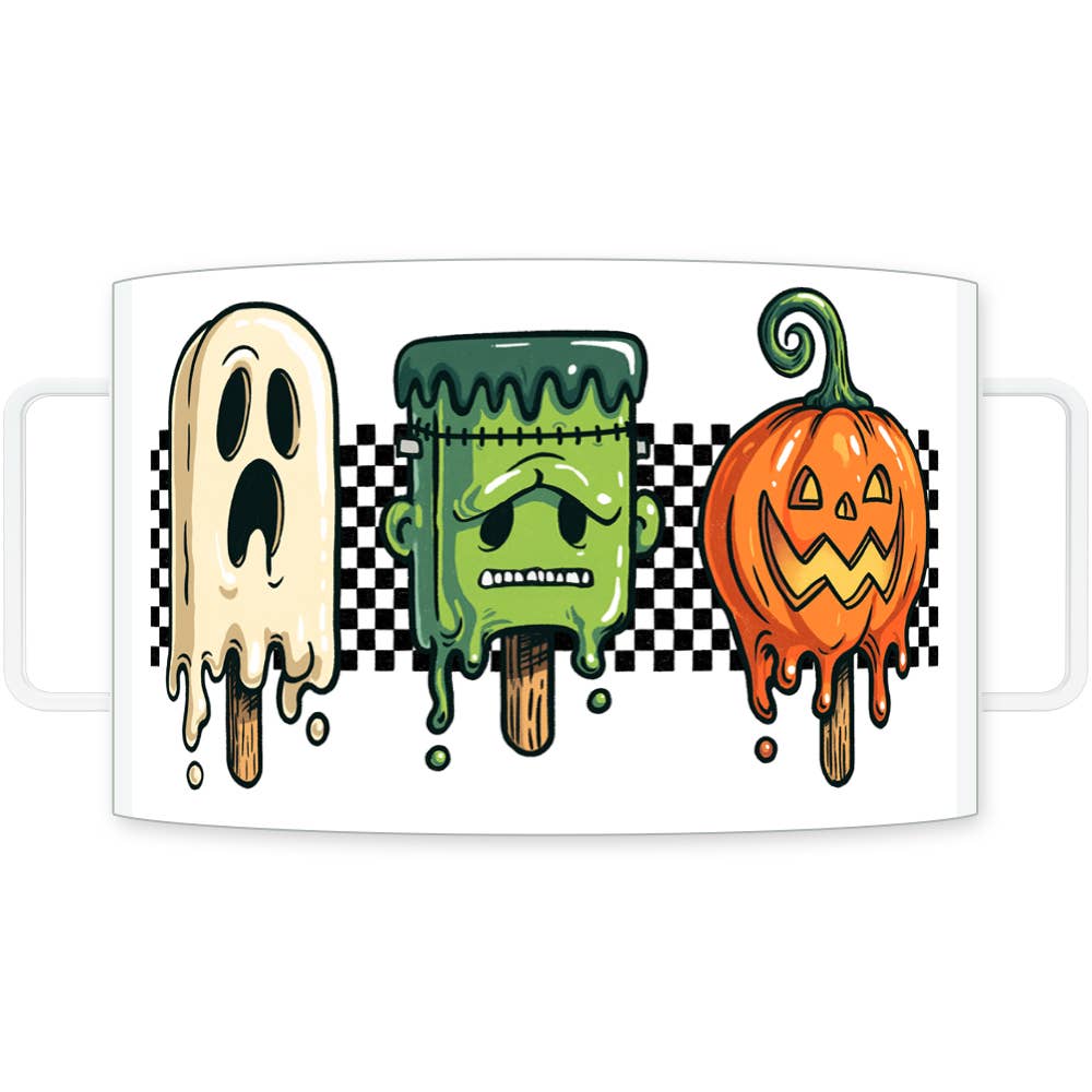 Halloween Popsicles Ceramic Mug, Summerween Spooky Gifts