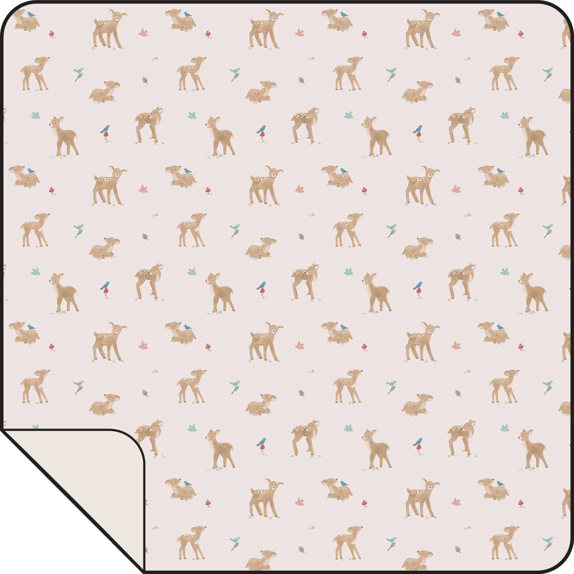 Soft Deer Swaddle Blanket