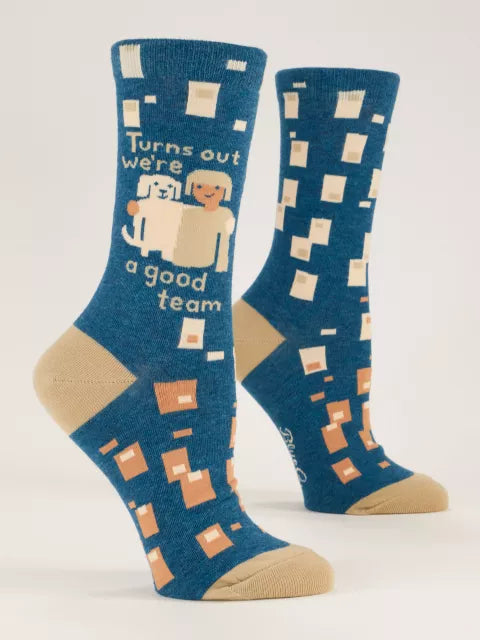 Turns Out We're A Good Team Women's Crew Socks