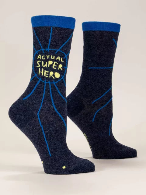 Actual Superhero Women's Crew Socks