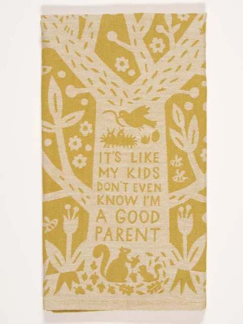 Kids Don't Even Know Woven Dish Towel